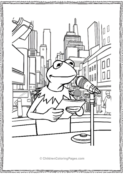 The Muppets Kermit The Frog Reporting Live In New York City Scaled Free PDF Printable