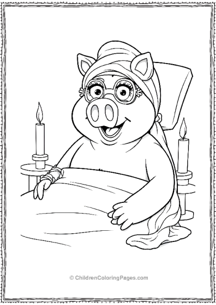 The Muppets Miss Piggy Spa Day Relaxation Scaled Free PDF Printable