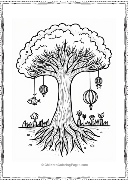 Tree Of Life Illustration Free PDF Printable