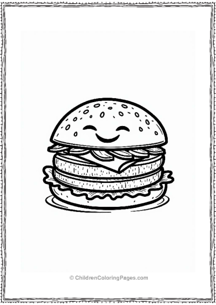 Veggie Burger With Sweet Potato Fries Free PDF Printable