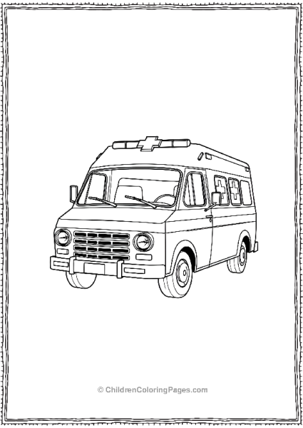 Vintage Ambulance Scaled Free PDF Printable