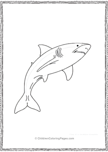 Whale Shark Showing Its Unique Gills Free PDF Printable