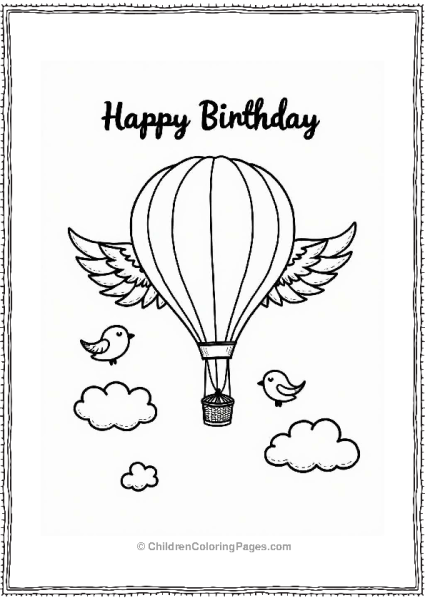 Whimsical Balloon Celebrating Freedom Free PDF Printable