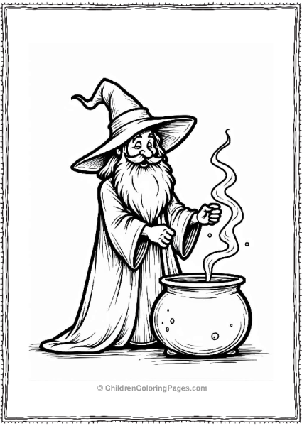 Wizard Brewing A Fantasy Potion Free PDF Printable