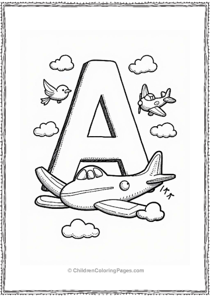 A Is For Airplane Adventure Free PDF Printable