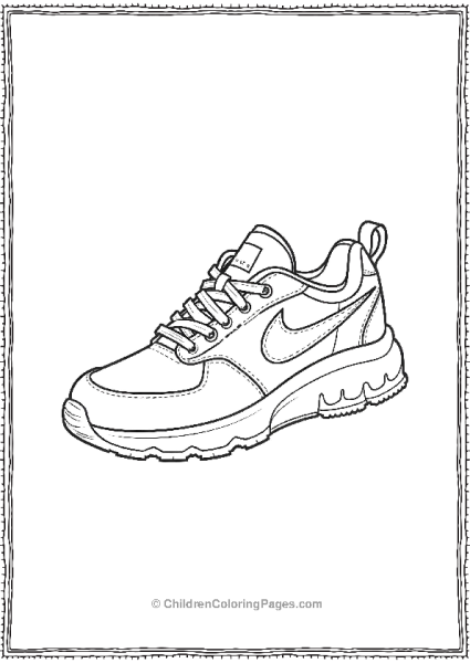 A Simple Nike Joyride Sneaker With Bubble Details Free PDF Printable