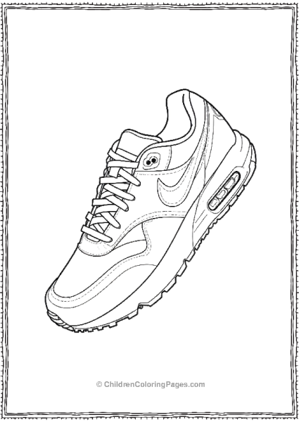 A Top Down View Of Nike Air Max BW Free PDF Printable