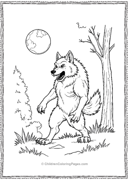 A Wolf Shadow Free PDF Printable