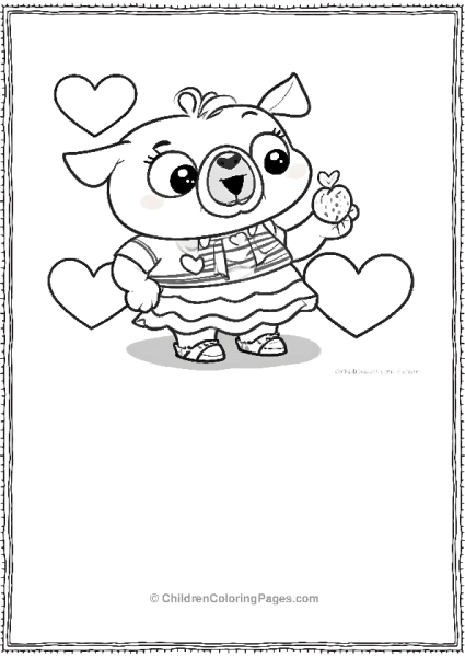 Adorable Chip And Potato Cartoon Character Free PDF Printable