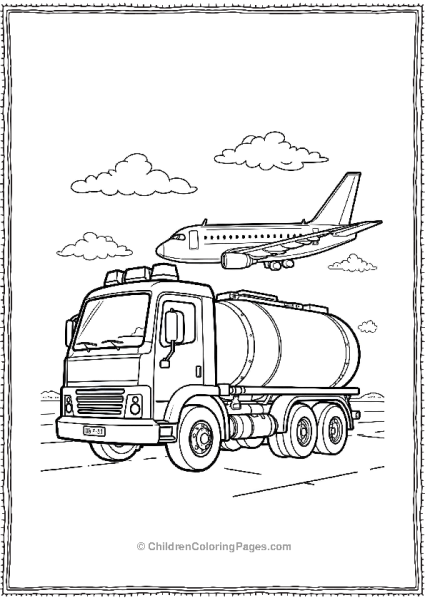 Airport Truck Free PDF Printable