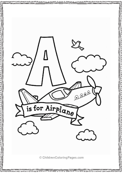 Amazing Airplane In The Sky Free PDF Printable