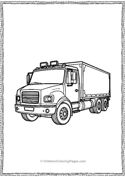 Armoured Truck Free PDF Printable