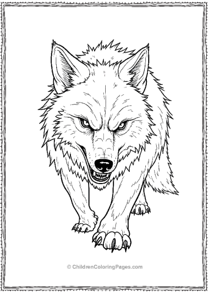 Battlewon Wolf With Scars Free PDF Printable