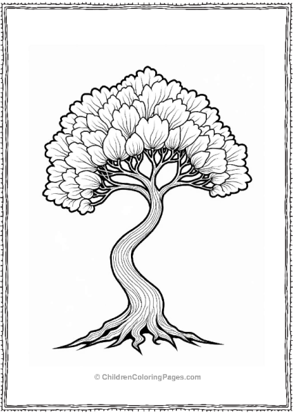 Bodhi Tree Symbolizing Enlightenment Free PDF Printable