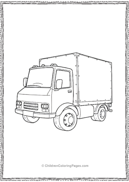 Boxy Truck Free PDF Printable