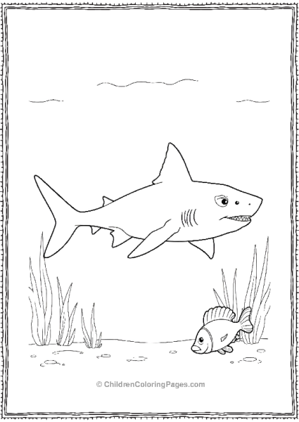 Bull Shark In Crysalclear Water Free PDF Printable