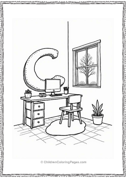 Calming Corner Workspace Free PDF Printable