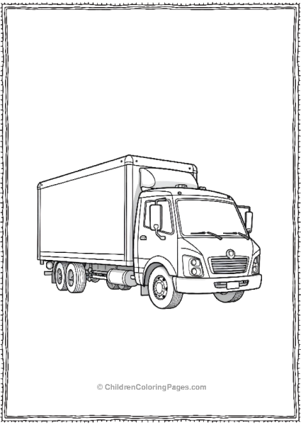 Cargo Truck Free PDF Printable