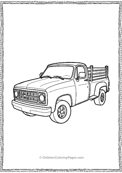 Cattek Ranch Truck Free PDF Printable