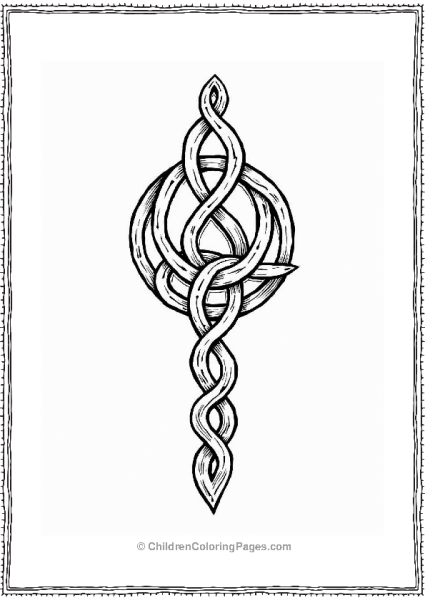 Celtic Knot Tattoo Design Free PDF Printable