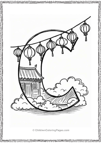 Charming Chinese Lanterns Display Free PDF Printable