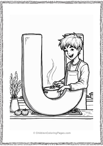 Cheerful Cook In The Kitchen Free PDF Printable