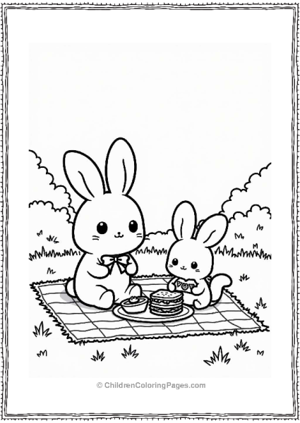 Cinamoroll And Friends Picnic Free PDF Printable