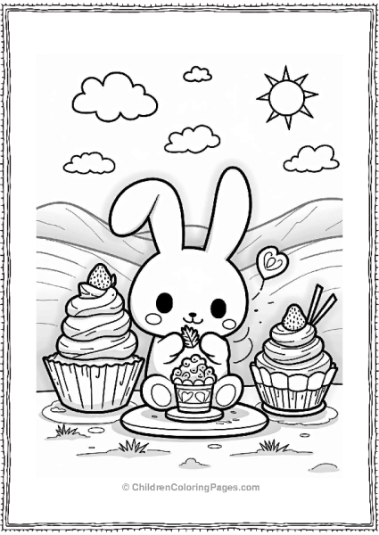 Cinnamoroll And Friends With Snacks Free PDF Printable