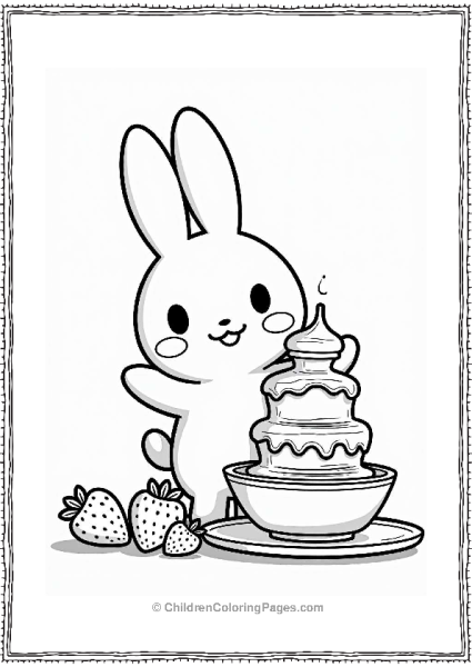 Cinnamoroll By The Chocolate Fountain Free PDF Printable