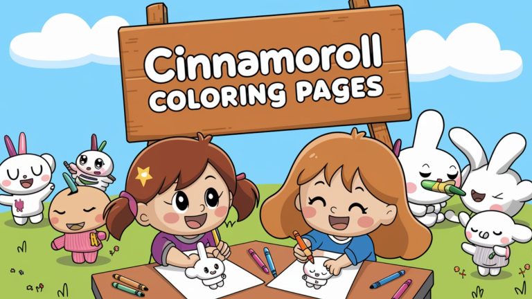 Cinnamoroll Coloring Pages