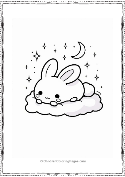 Cinnamoroll Dreaming On A Cloud Free PDF Printable