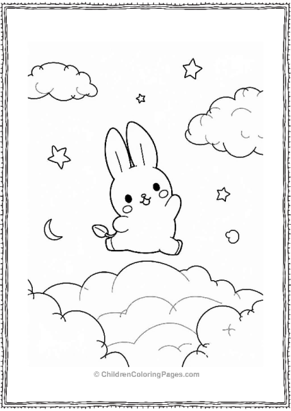 Cinnamoroll In A Dreamy Landscape Free PDF Printable