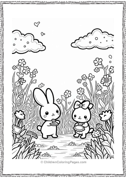 Cinnamoroll In A Magical Garden Free PDF Printable