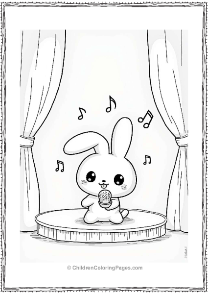 Cinnamoroll On Stage Free PDF Printable