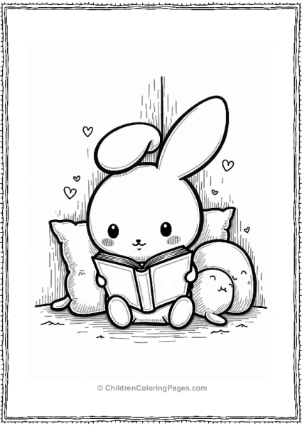 Cinnamoroll Reading A Story Free PDF Printable