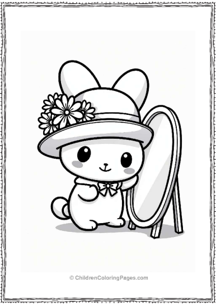 Cinnamoroll With A Stylish Hat Free PDF Printable