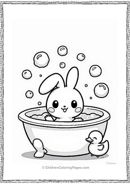 Cinnamoroll’s Bubble Bath Fun Free PDF Printable