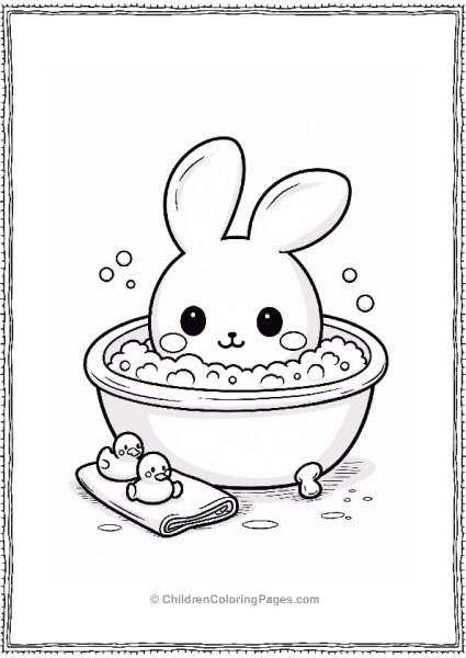 Cinnamoroll’s Cozy Bubble Bath Free PDF Printable