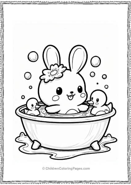 Cinnamoroll Soapy Splash Fun Free PDF Printable