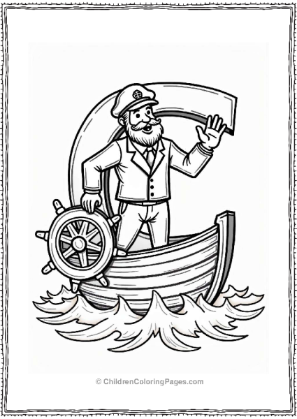 Clever Captain At The Helm Free PDF Printable