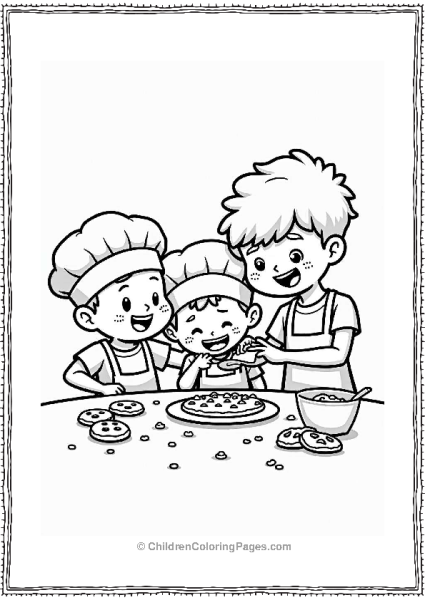 Cocomelon Baking Cookies With Friends Free PDF Printable