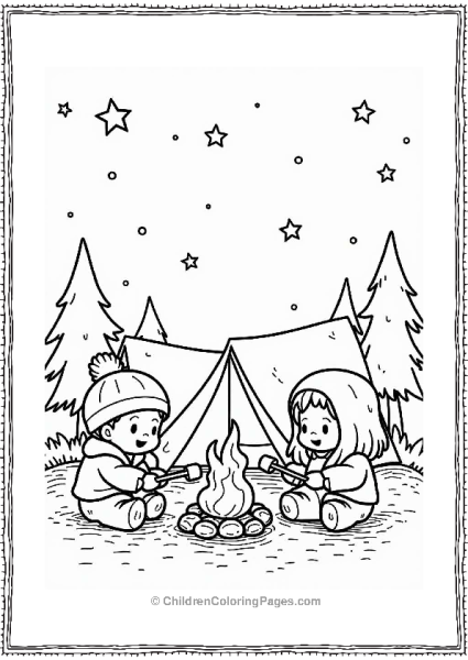 Cocomelon Camping Under The Stars Free PDF Printable