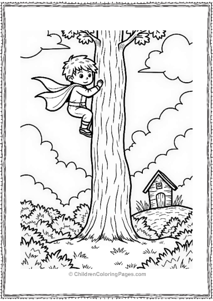 Cocomelon Characters Climbing The Beanstalk Free PDF Printable