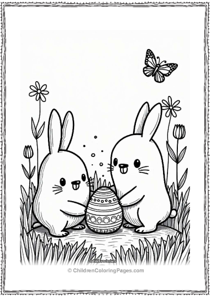 Cocomelon Characters Decorating Easter Eggs Free PDF Printable