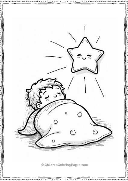 Cocomelon Child With Star Nightlight Free PDF Printable