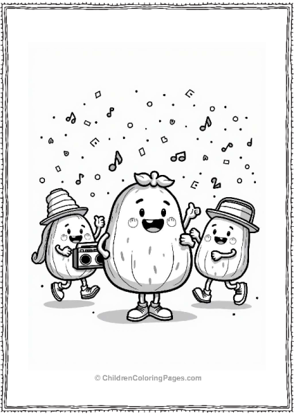 Cocomelon Dance Party Scene Free PDF Printable