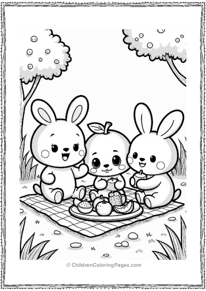 Cocomelon Friends Enjoying Fruits Free PDF Printable