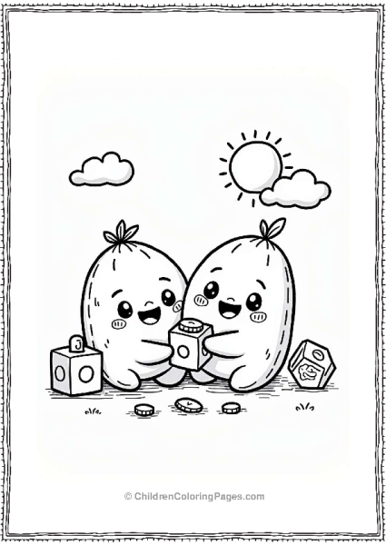 Cocomelon Friends Sharing Toys Free PDF Printable