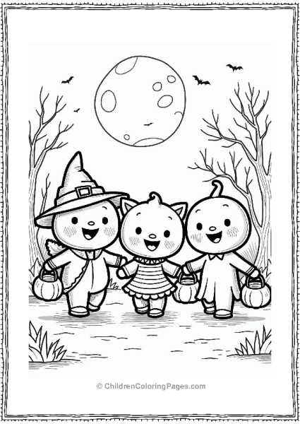 Cocomelon Halloween Trick Or Treating Free PDF Printable