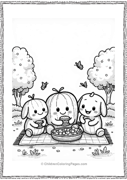 Cocomelon Picnic Party With Friends Free PDF Printable